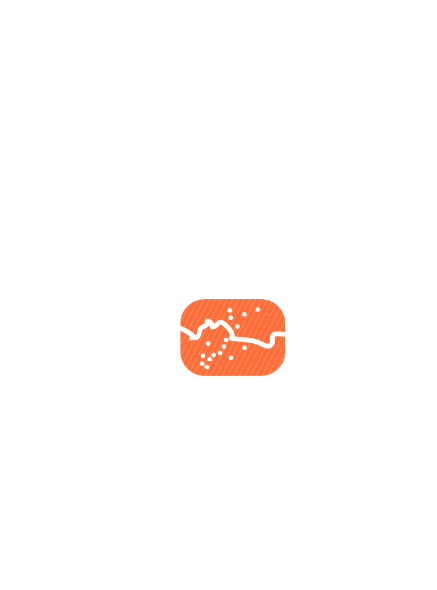 Mapa com todas as cidades atendidas
